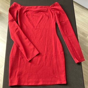 Long sleeve bodycon mini dress